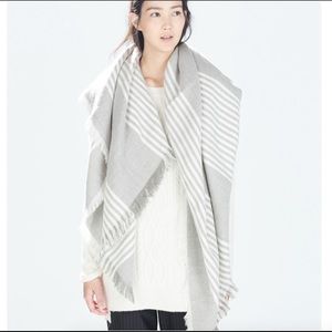 Zara blanket oversize warm scarf